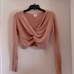 Crop top sweater